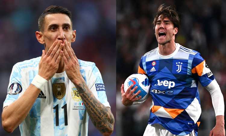 Juve, Vlahovic e Di Maria al top in nazionale fanno infuriare i tifosi. C'è una bella differenza con altri tre bianconeri...