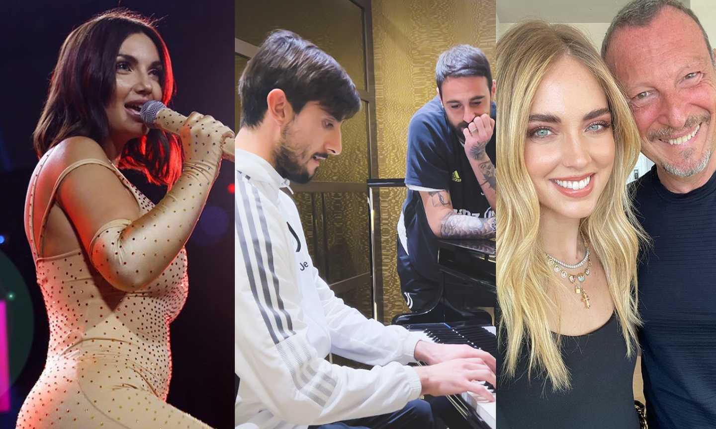 #WorldMusicDay da Perin al piano alla Ferragni a Sanremo e agli insulti ad Elettra Lamborghini FOTO