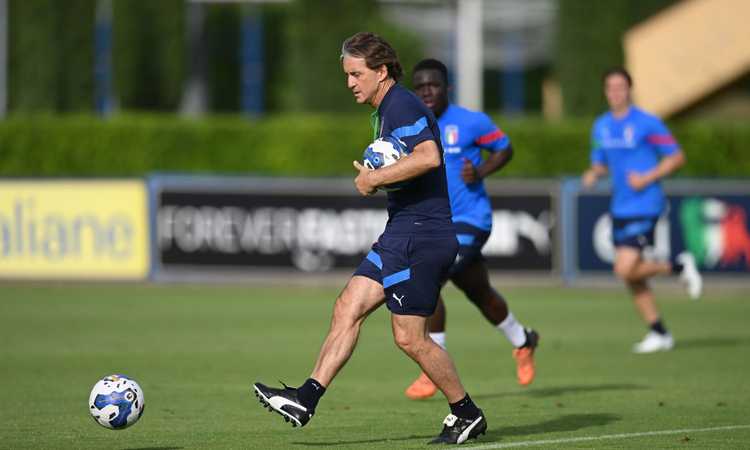 Italia, Mancini: 'Alla sua età, Gnonto sa giocare a calcio come pochi altri. Scamacca...' VIDEO