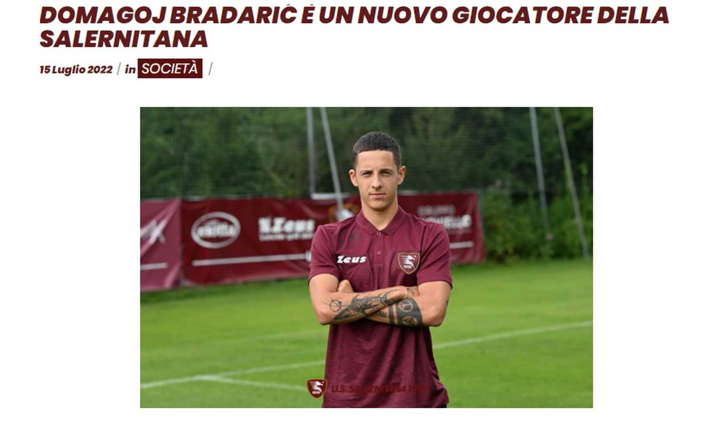 Salernitana, i convocati: ecco Dia! Out Radovanovic, ce la fa Bradaric