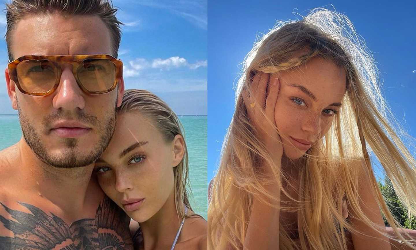 Bendtner ufficializza la nuova love story: dopo l'addio a Philinne c'è Clara, Miss Svezia FOTO 