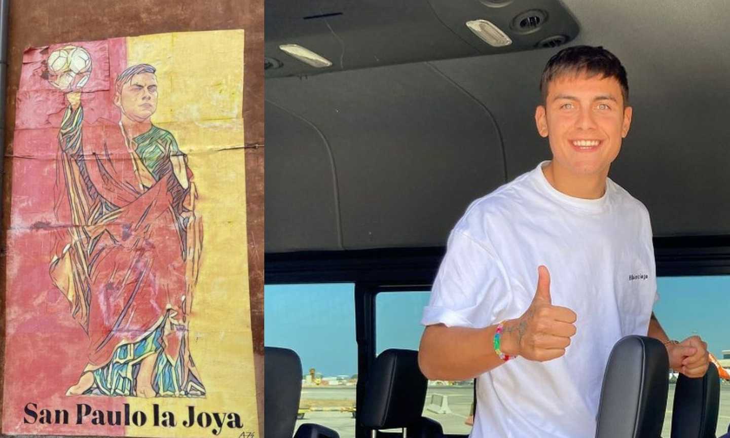 Roma, è Dybala-mania: ecco il murale per la Joya FOTO