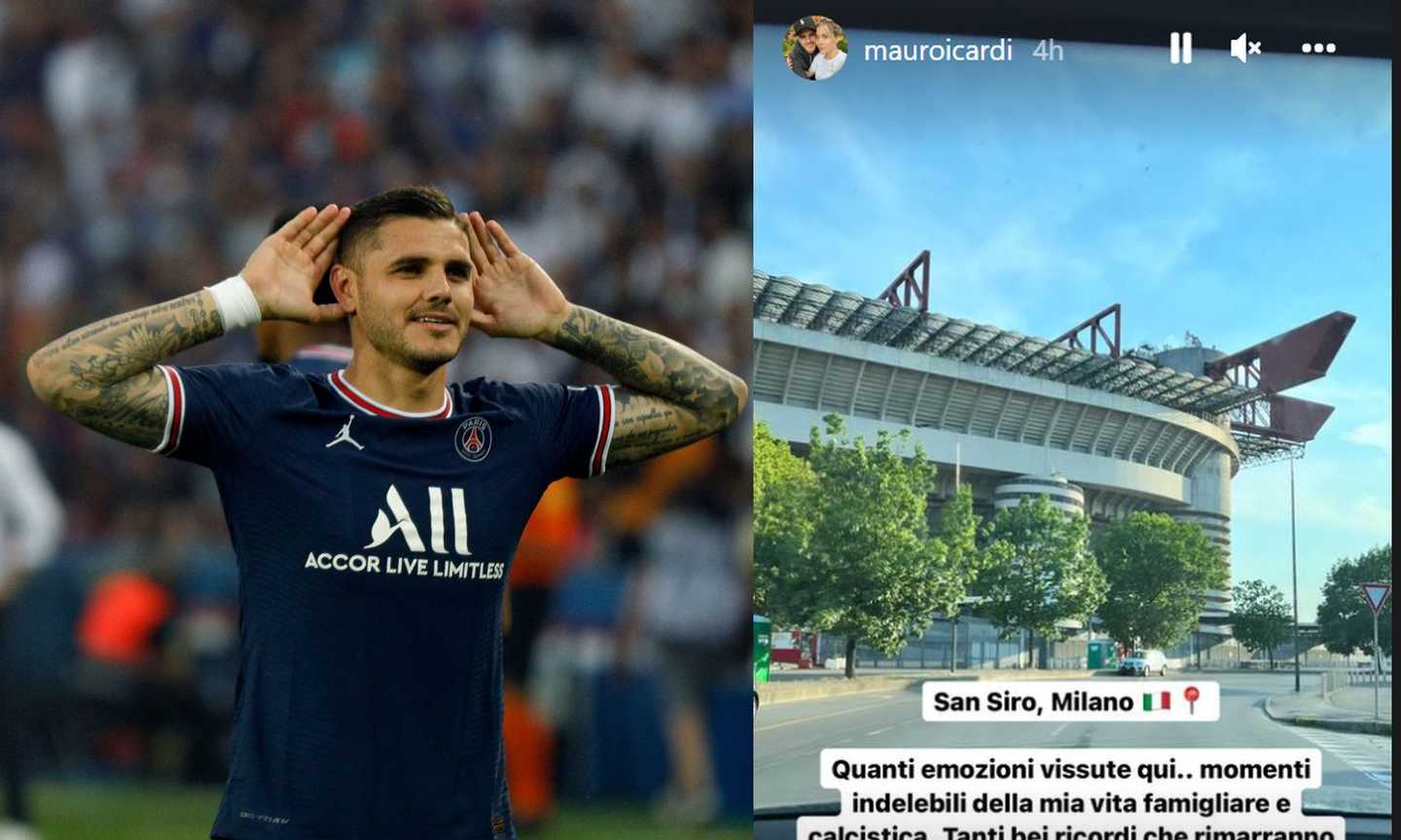 Icardi, nostalgia di Milano: 'Momenti indelebili'. Ma il futuro resta un rebus 