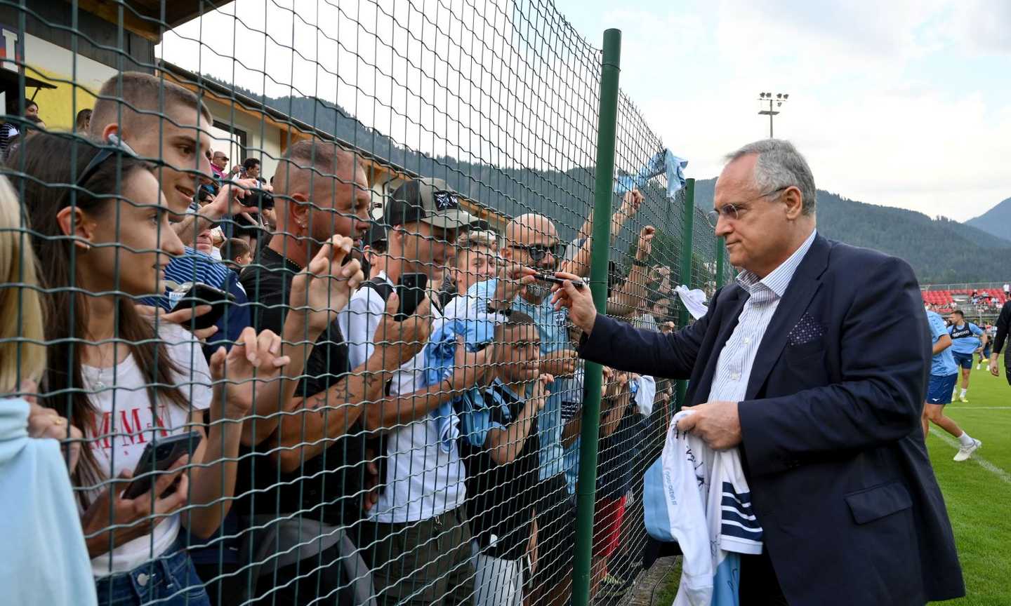 Lazio, Lotito: 'Questi ragazzi hanno bisogno di supporto. Daranno grandi soddisfazioni'