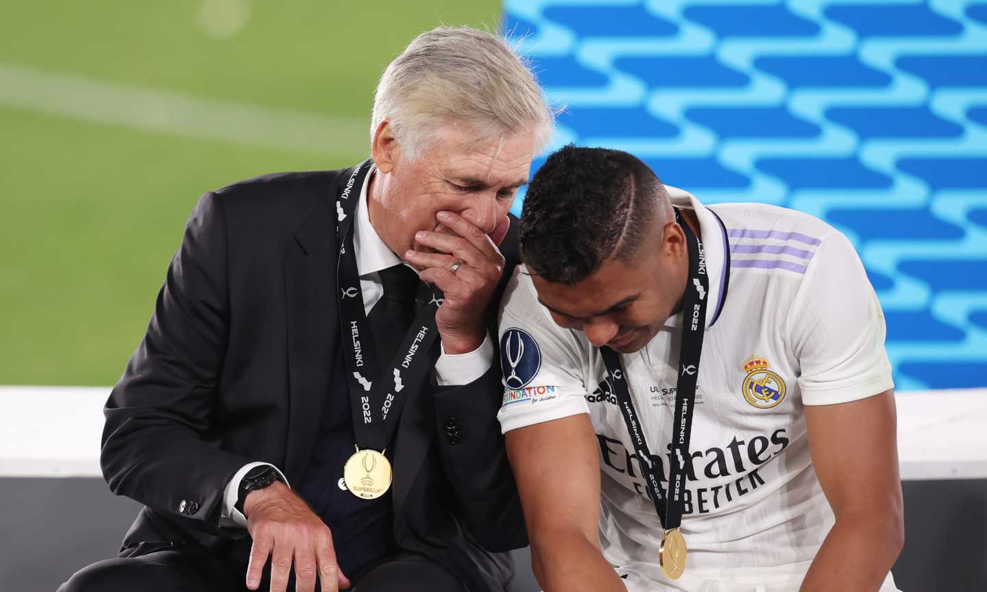 Casemiro, addio al Real in lacrime: 'A Madrid costruita la mia vita, spero sia un arrivederci'. Ancelotti si commuove