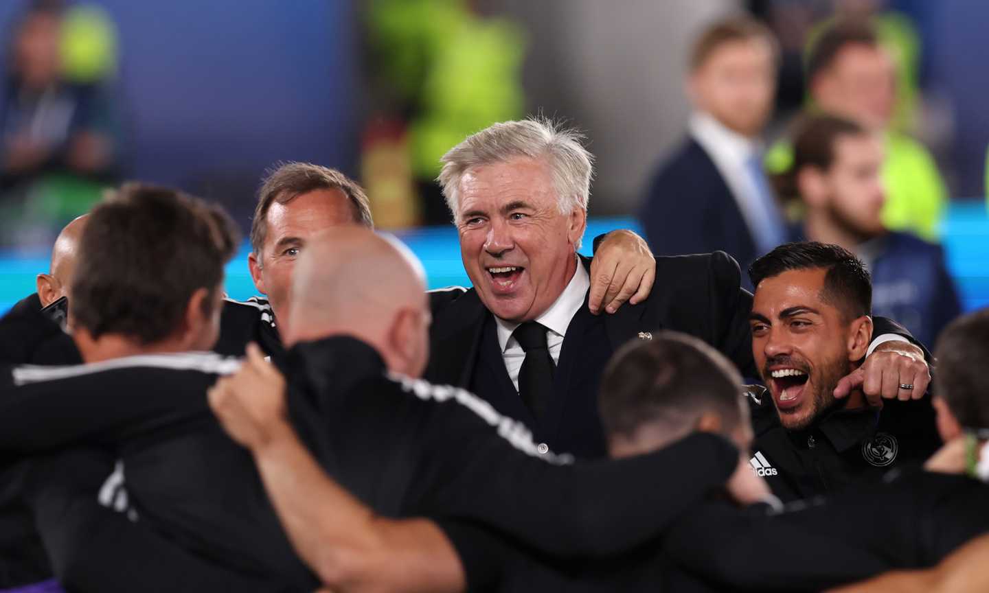 Real Madrid, Ancelotti: 'Vinicius è brasiliano, balla bene' VIDEO