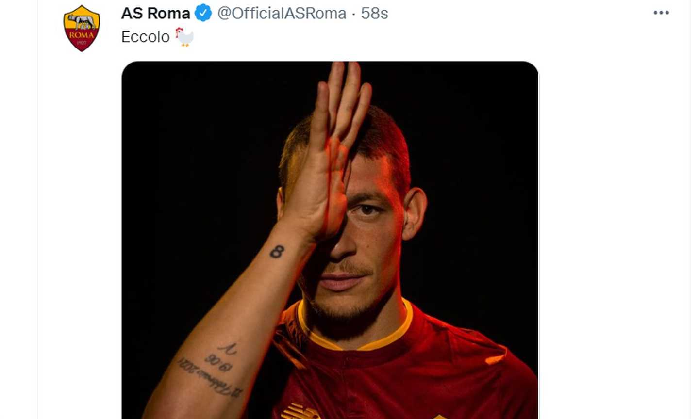 Roma, ora è UFFICIALE Belotti: 'Ambizioni e crescita del club, non vedo l'ora di sentire l'inno'. Avrà l'11