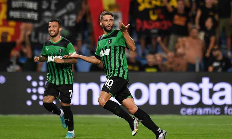 Serie A: Sassuolo-Lecce 1-0, la decide Berardi con un gol pazzesco! Nessuna rete in Torino-Lazio e Udinese-Salernitana