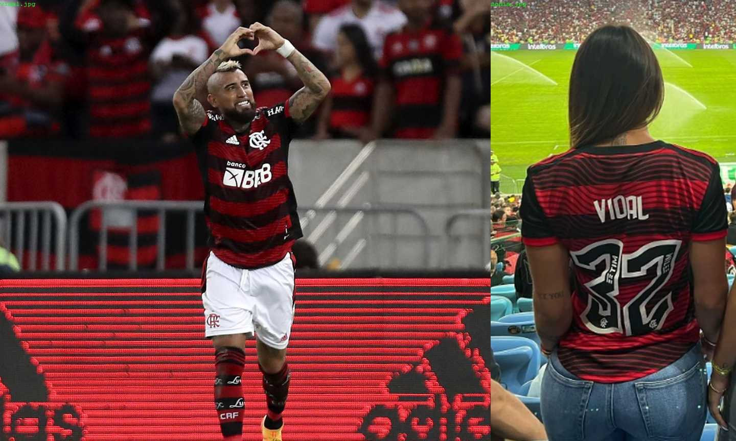 Vidal segna all'esordio da titolare col Flamengo, festeggia anche la bella Sonia: che FOTO e VIDEO!