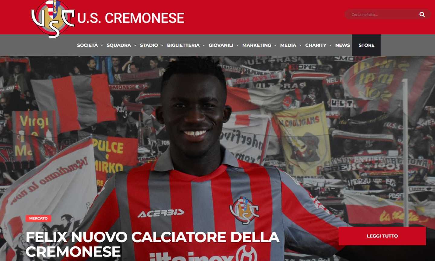 Cremonese, tegola Afena-Gyan: c'è frattura