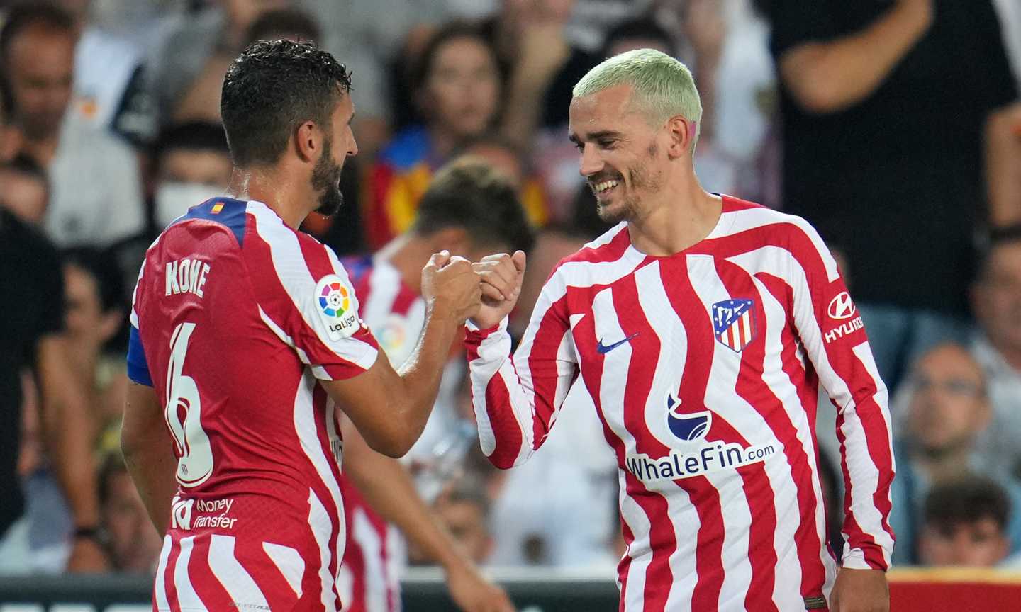 Liga: Gattuso ko contro Simeone, Griezmann decide Valencia-Atletico Madrid. Poker Athletic Bilbao a Cadice