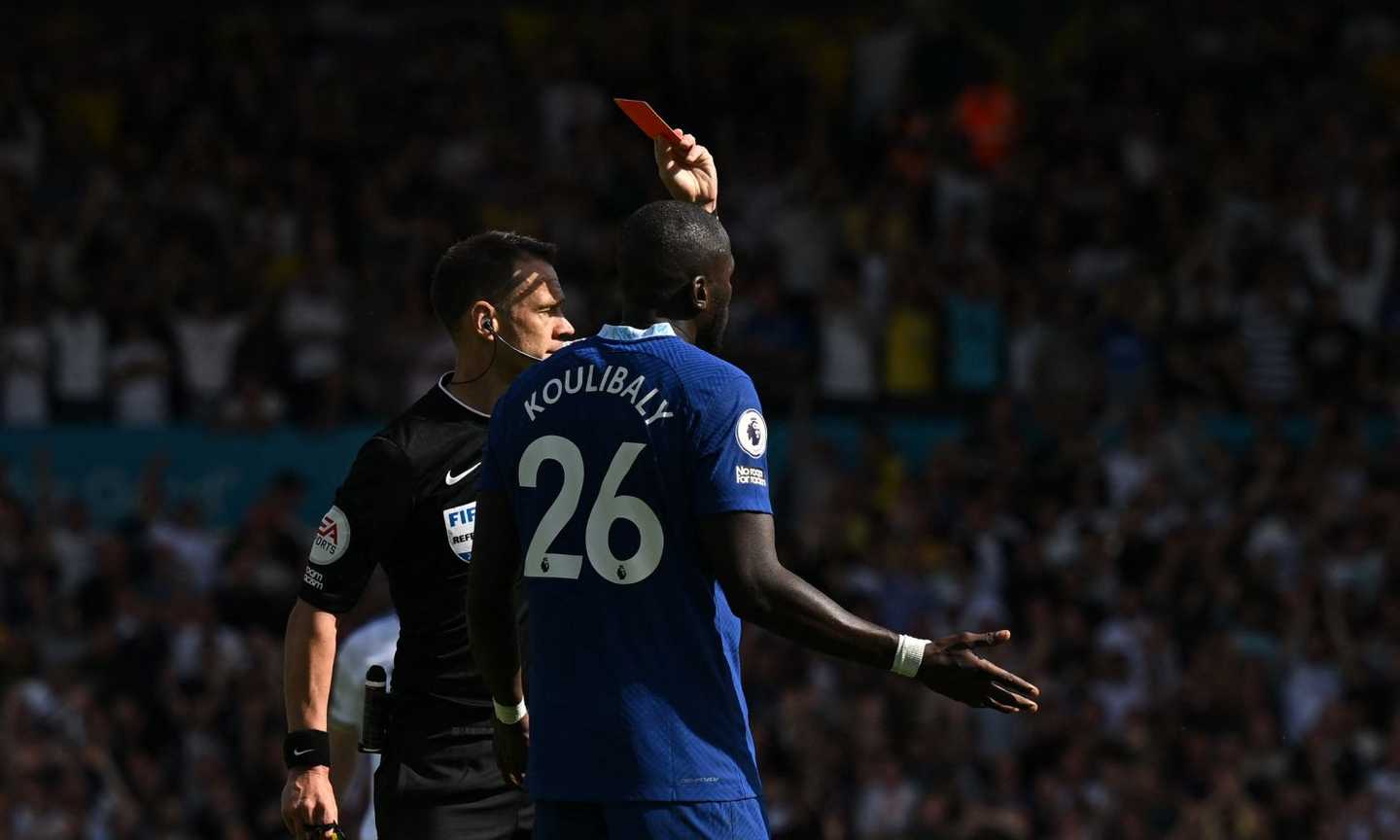 Premier: il Chelsea sprofonda con il Leeds, espulso Koulibaly. pirotecnico 3-3 tra Newcastle e City