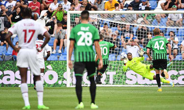 Live At 45 ‘Sassuolo-Milan -: Maignan saves a penalty versus Berardi |  First website page