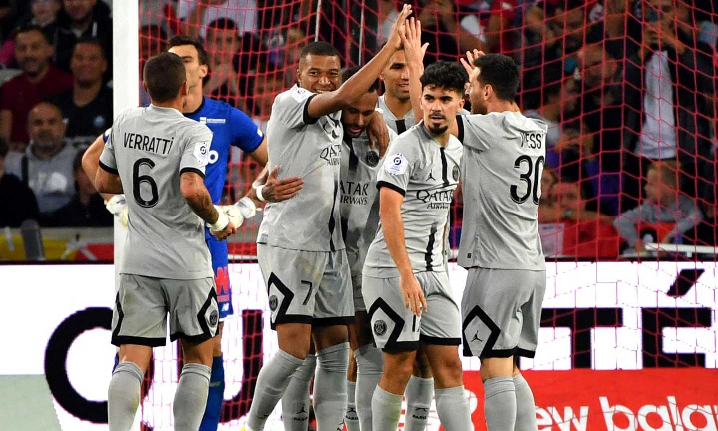 Ligue 1: Il Psg afalta 7-1 il Lille, Mbappé a segno dopo 8 secondi. Theate dà la vittoria al Rennes