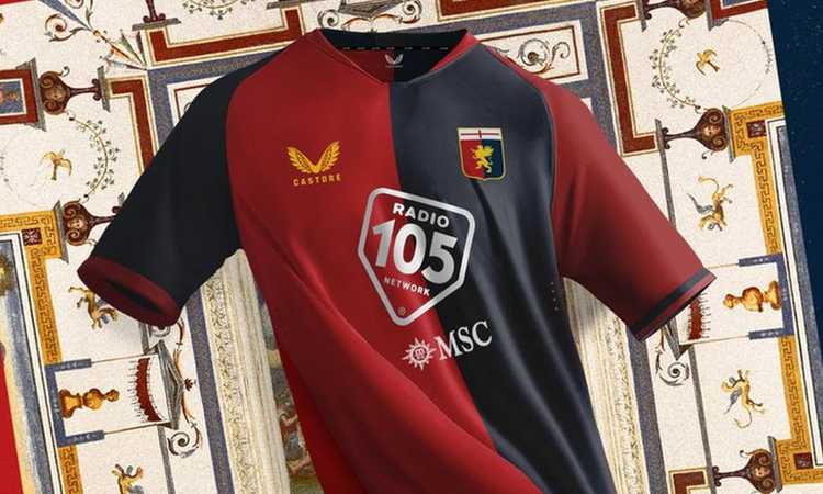 Genoa, ecco la nuova maglia. E i nuovi sponsor
