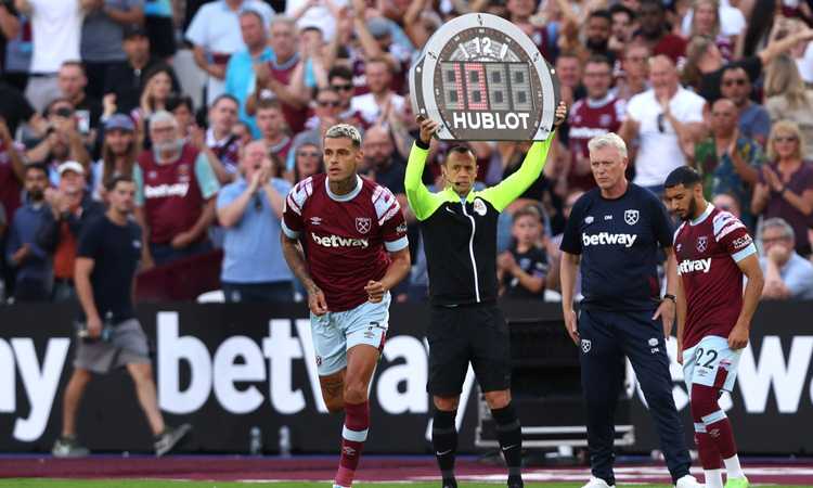 West Ham, le FOTO del debutto di Scamacca in Premier League West Ham, le FOTO del debutto di Scamacca in Premier League