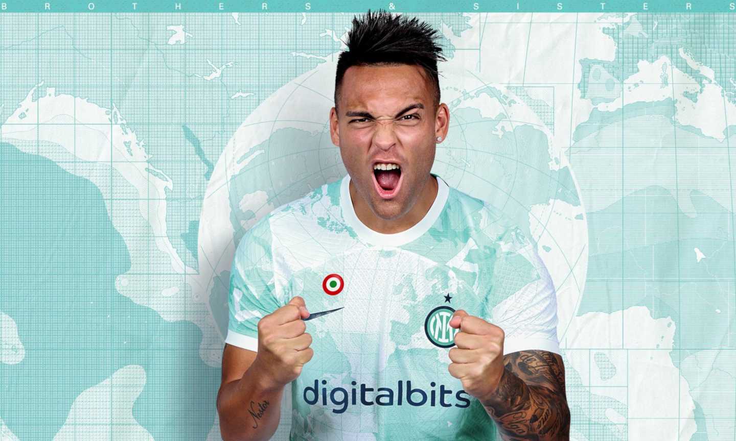 Inter, UFFICIALE: ecco la seconda maglia, c'è lo sponsor Digitalbits FOTO