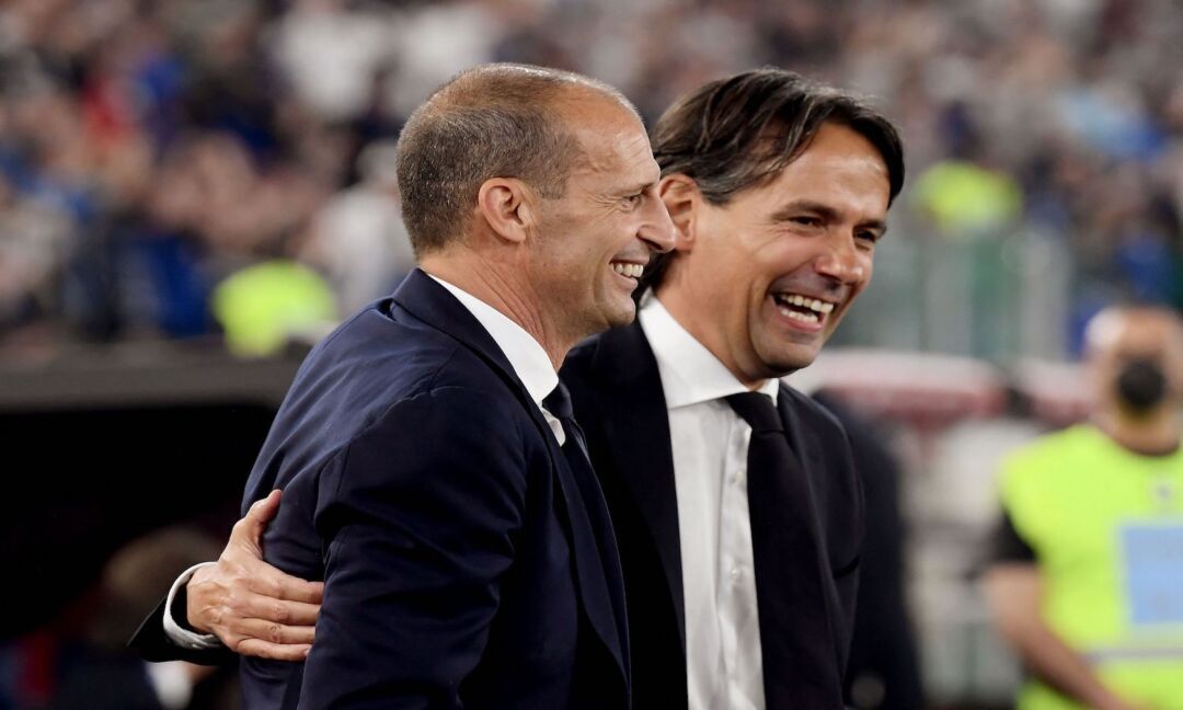 Allegri lancia la sfida, Inzaghi parla di 'giustizia': in palio il primo posto tra gli 'umani'