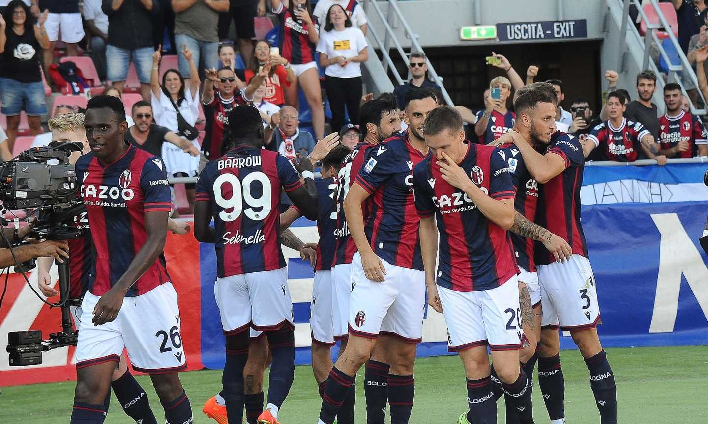 Serie A: vola l'Udinese, il Bologna ribalta la Fiorentina, Lecce-Monza 1-1