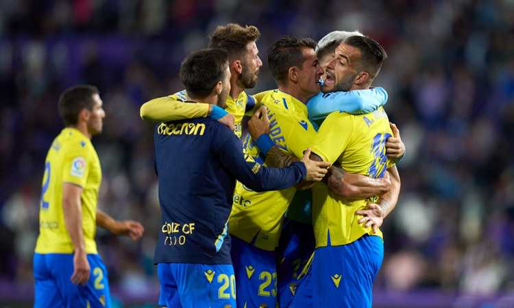 Liga: Negredo lancia il Cadice allo scadere, Valladolid k.o. 1-0