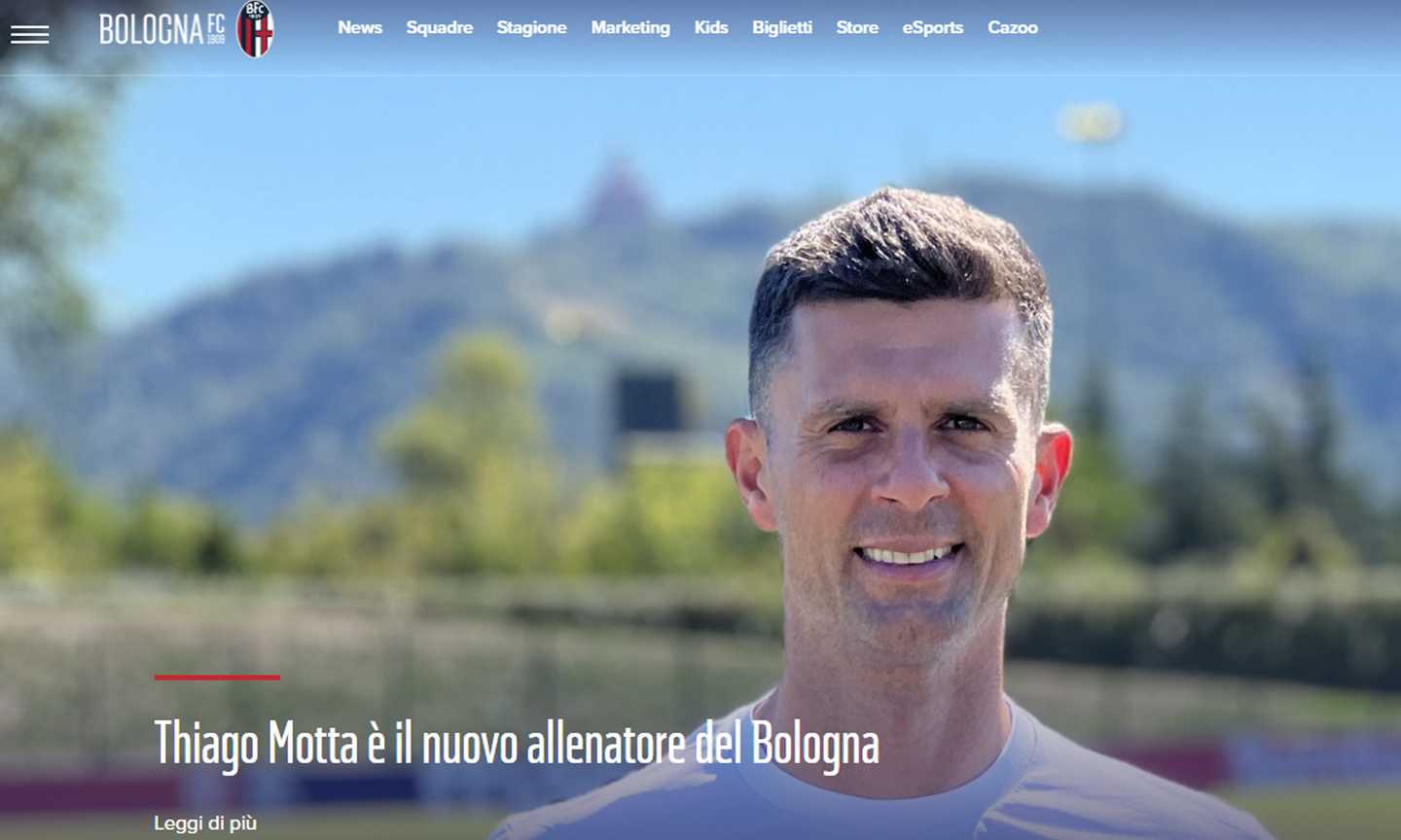 Bologna, UFFICIALE: Thiago Motta è il nuovo allenatore. Scelto anche lo staff