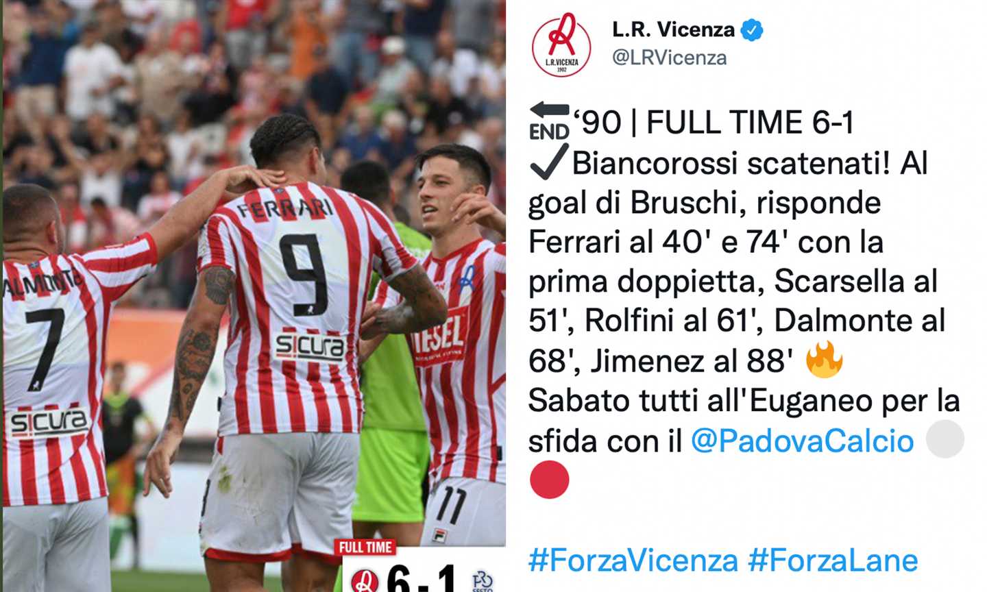 Chi ha detto che la Serie C è noiosa? Dai 6 gol del Vicenza ai 4 di SG City, Crotone, Monopoli e Catanzaro: che show!