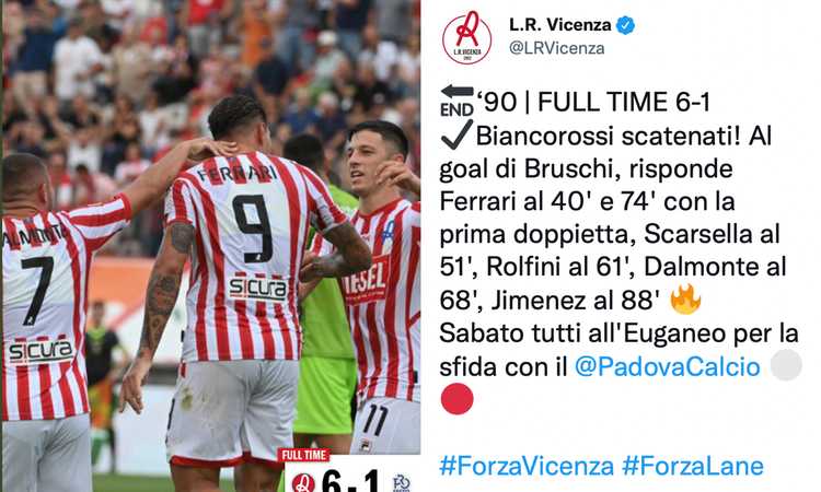 Chi ha detto che la Serie C è noiosa? Dai 6 gol del Vicenza ai 4 di SG City, Crotone, Monopoli e Catanzaro: che show!