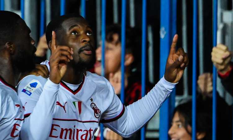 Il Milan 'scopre' Ballo-Touré, l'uomo della provvidenza. Dalla mossa di Pioli alle lacrime del Castellani, è arrivato il suo momento