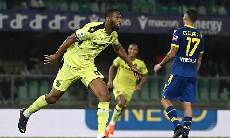 Udinese, sesta vittoria di fila: 2-1 in rimonta a Verona al 93' e 2° posto. Sottil, è la miglior partenza di sempre!