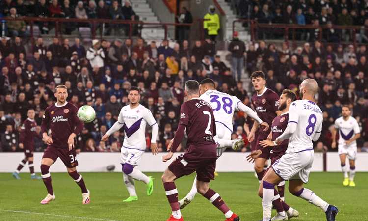 Hearts of Midlothian – Fiorentina 0–3 : il tabellino