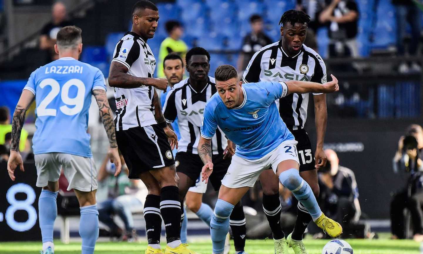 Lazio e Udinese non si fanno male e restano appaiate al terzo posto: all'Olimpico finisce 0-0