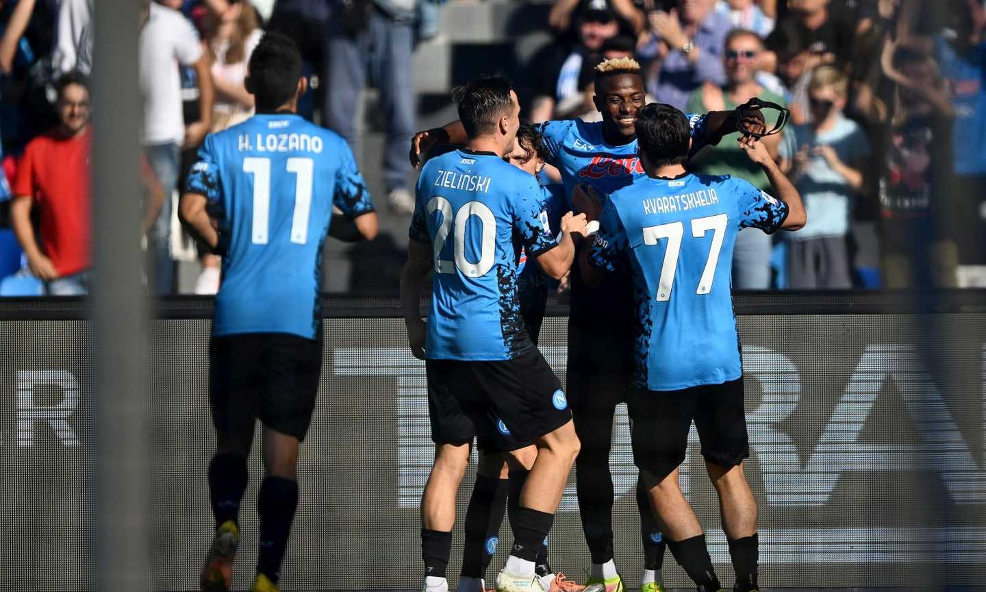 Napoli-Sassuolo 4-0: il tabellino