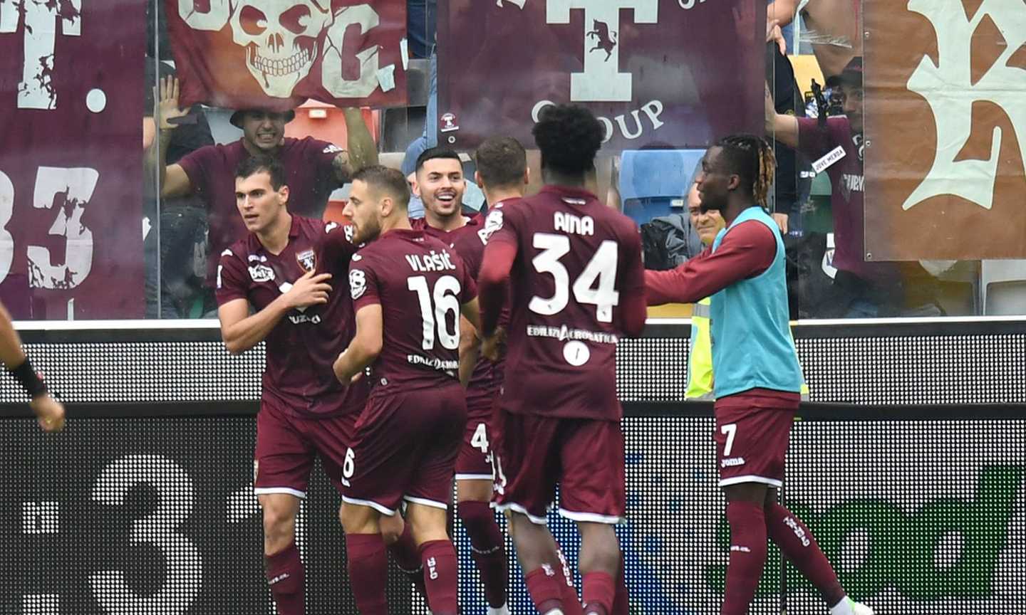 Il Torino ritrova la vittoria: 2-1 a Udine grazie a Pellegri