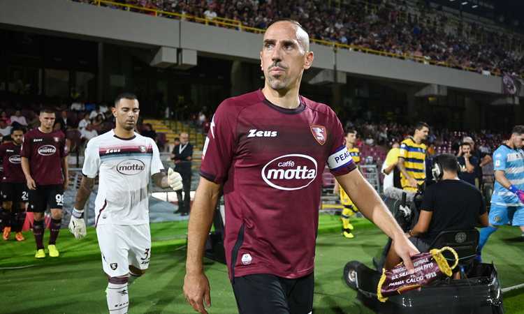 UFFICIALE, Ribery si ritira: 'Il pallone si ferma, le emozioni no. Grazie a tutti'. Ma non lascia la Salernitana