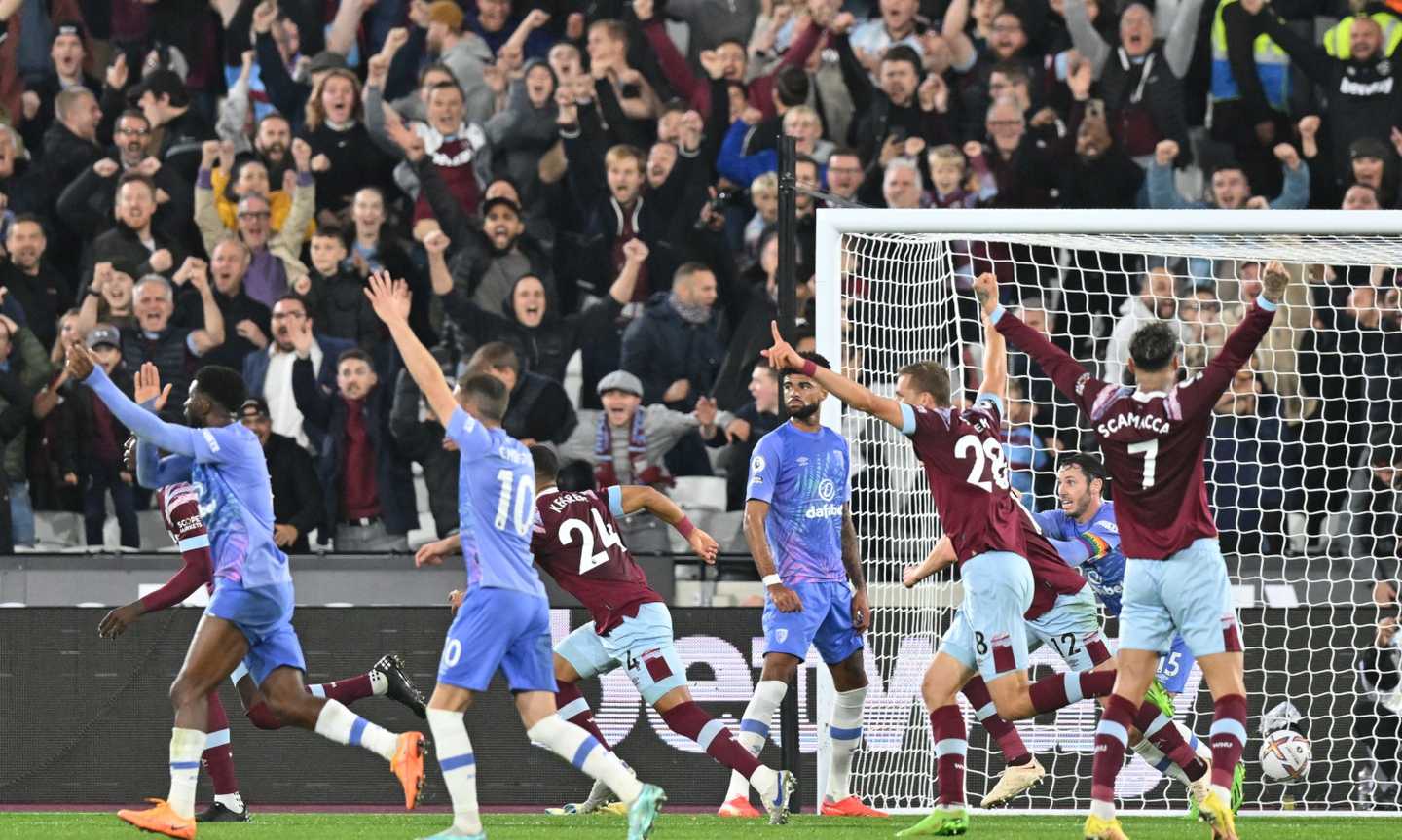 Premier League: 2-0 al Bournemouth, il West Ham di Scamacca balza dal quartultimo al decimo posto