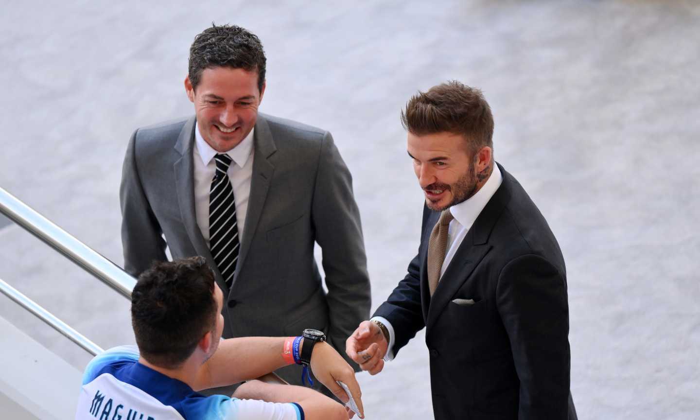 Qatar, a Doha tutti pazzi per Beckham VIDEO