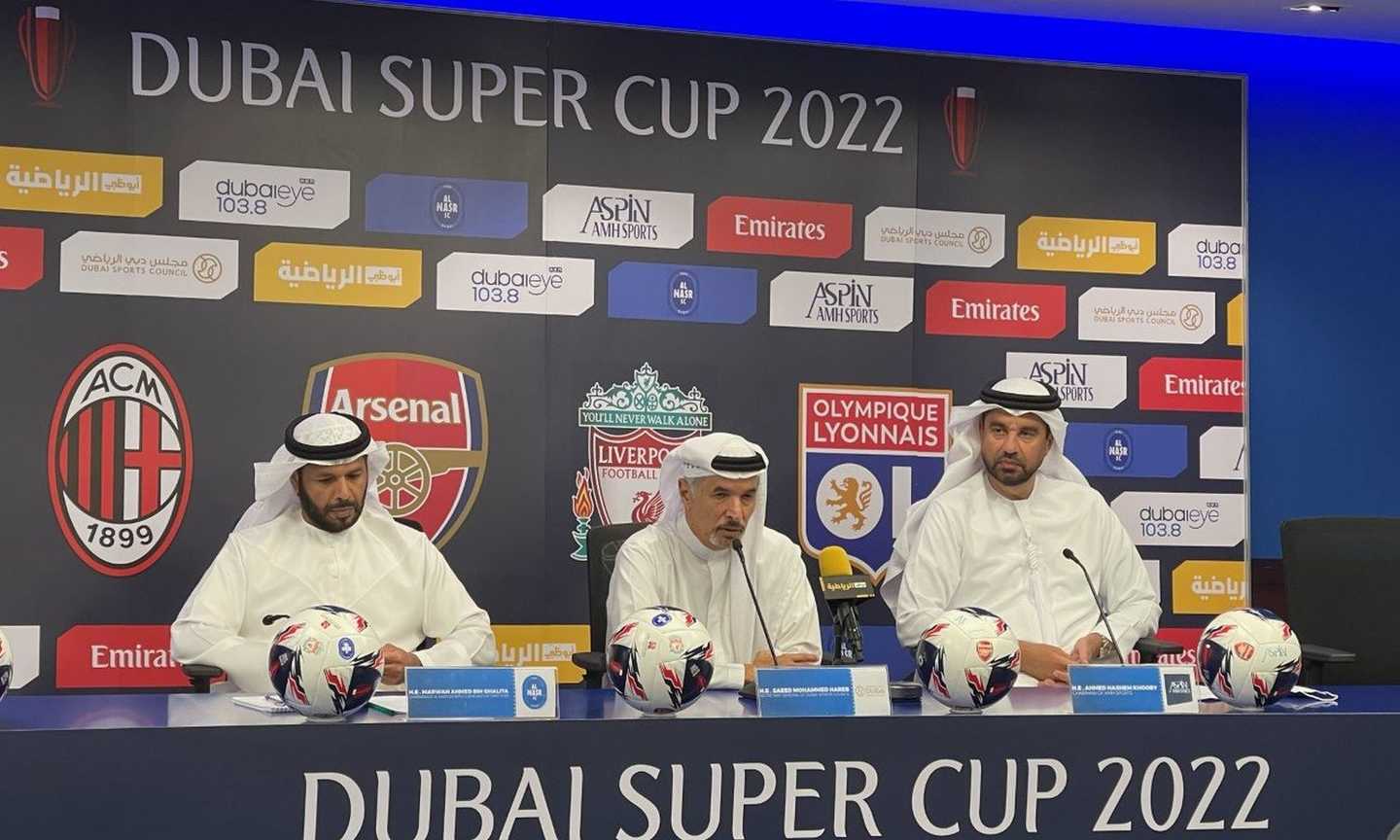 Dubai Super Cup 2022: c'è anche il Milan