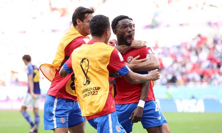 Il Giappone si scioglie e delude. La Costa Rica vince 1-0 e rimette in bilico tutto il girone