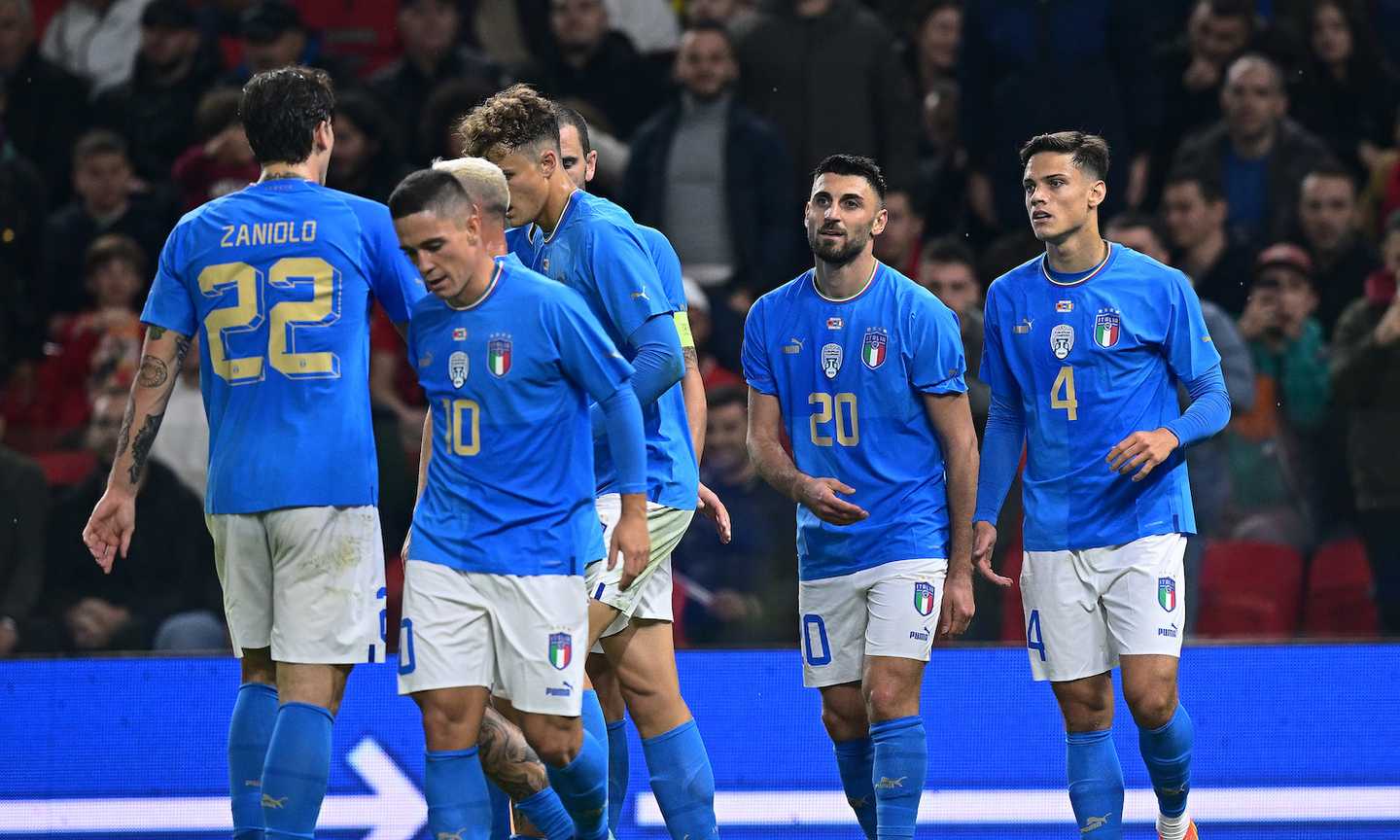 Super Grifo e Di Lorenzo rimontano l'Albania: a Tirana è 3-1 per gli Azzurri 