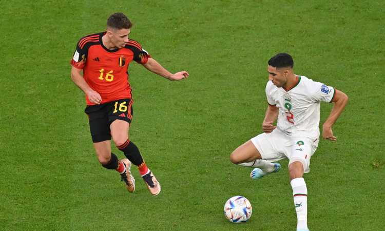 Belgio Marocco LIVE 0 0: annullato un gol a Ziyech Belgio Marocco LIVE 0 0: annullato un gol a Ziyech