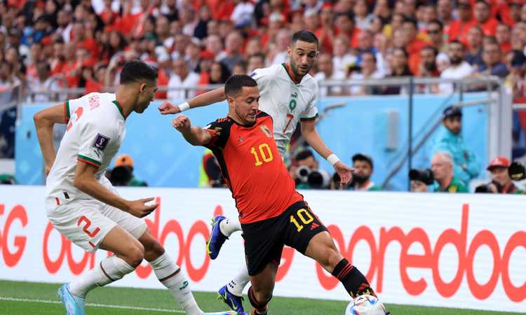 Belgio Marocco LIVE 0 0: Amallah spara alto Belgio Marocco LIVE 0 0: Amallah spara alto