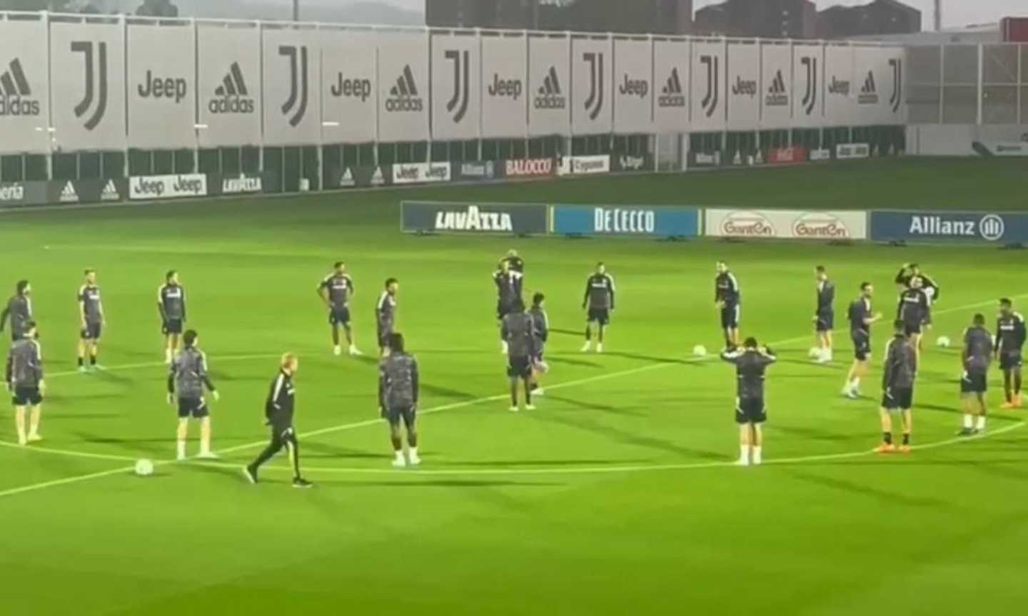 Juve, allenamento in vista del Psg: ci sono Bremer, Di Maria e Chiesa. Ancora out Vlahovic VIDEO