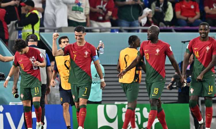 Gli assi del Portogallo domano il Ghana: in gol CR7 e Leao dopo 3', brividi nel finale ma è 3-2