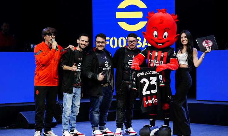 Il Milan svela il team eFootball alla Games Week: c'è anche il campione del mondo