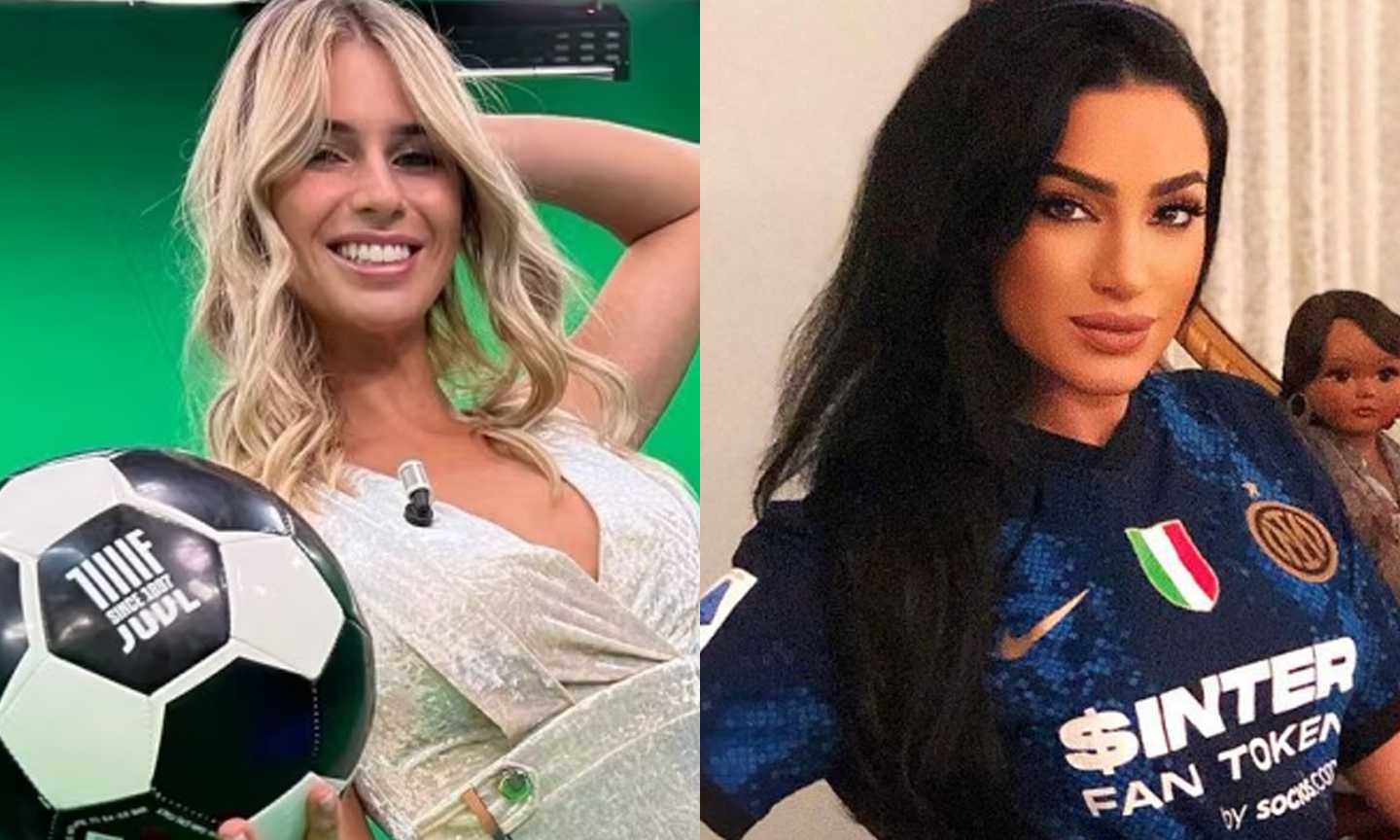 Giorgia contro Stefania: è Juve-Inter anche fra tifose doc FOTO