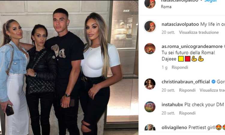 Roma, nel mondo di Volpato: la sorella Natascia e quelle FOTO che fanno impazzire i follower 