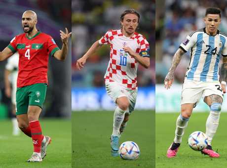 Amrabat, Modric o Fernandez: chi è il miglior centrocampista dei Mondiali?