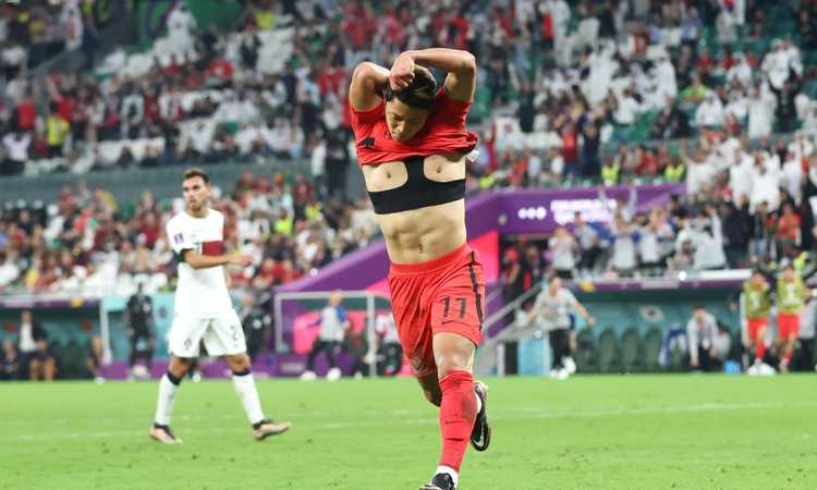 Hwang manda in estasi la Corea del Sud: gol al 91' al Portogallo, 2-1 e qualificazione agli ottavi