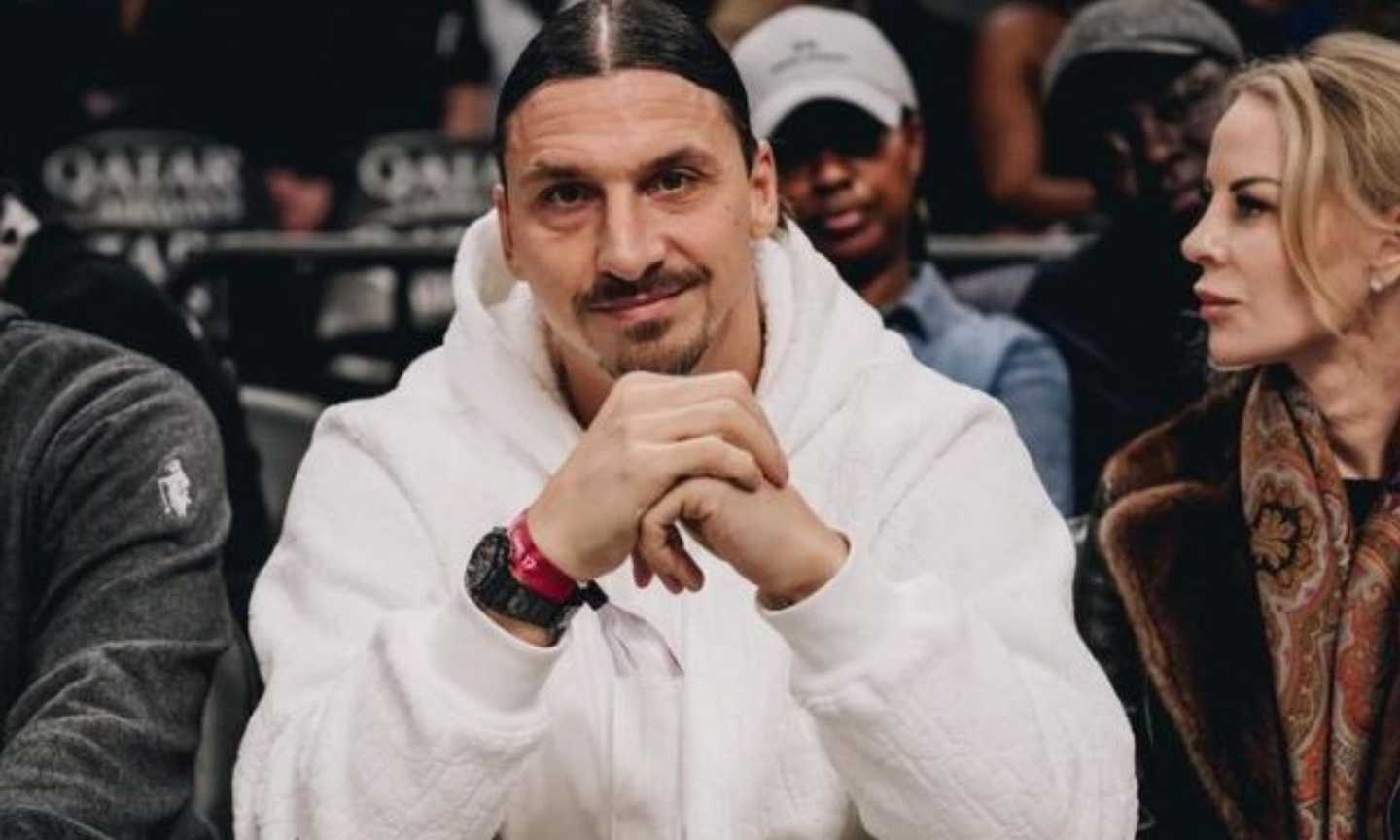 Milan, Ibra scalda i motori per il rientro: serata con le stelle della Nba e siparietto con Irving FOTO e VIDEO