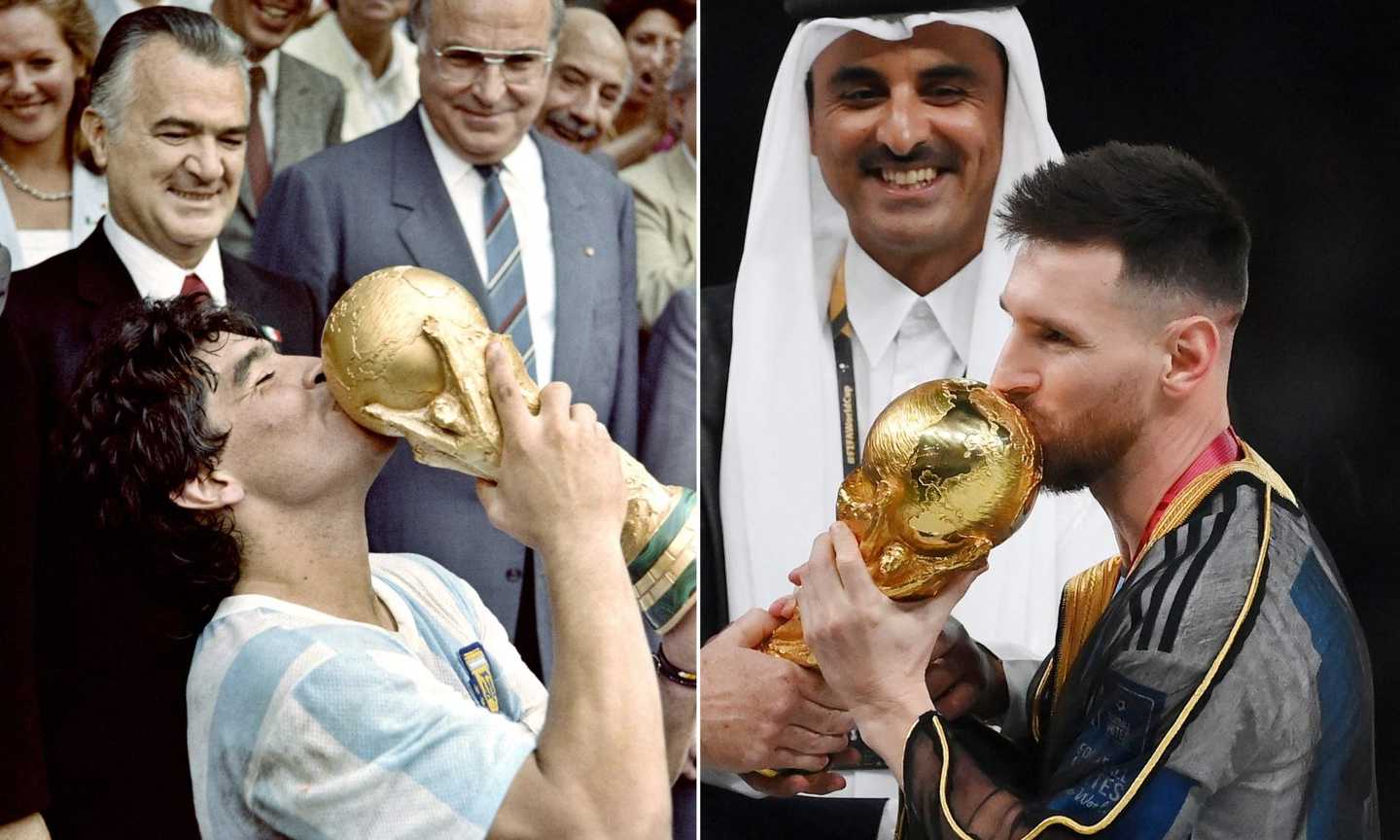 Messi come Maradona: Napoli ricorda il Mondiale di Messico ’86 e sogna lo scudetto, come nell ’87